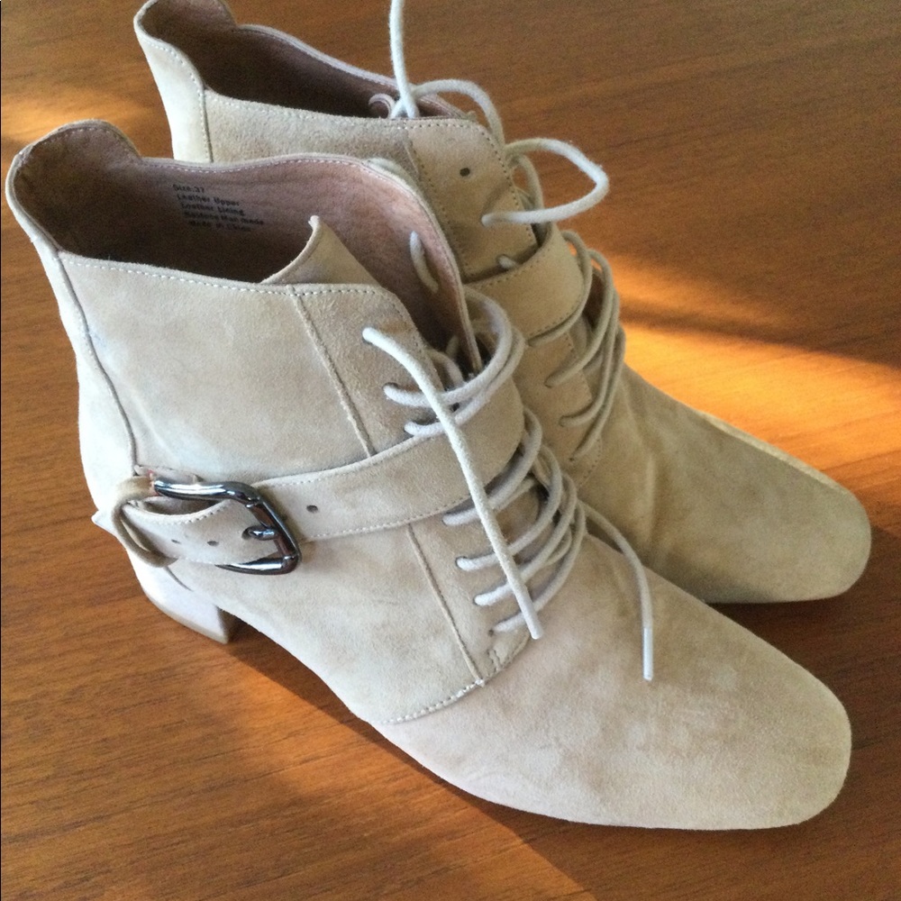 Anthropologie Matiko Sadie Boots Suede 7